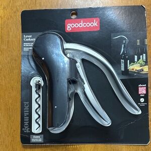 GoodCook Lever Corkscrew in Black